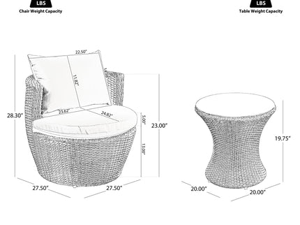 Kono - Chat Set Outdoor Furniture
