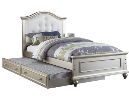 Contemporary Style Bed With Trundle