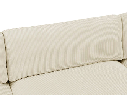 Modern Modular Sectional With Adjustable Back Support