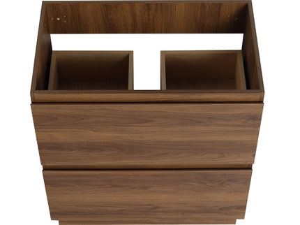 Modern Freestanding Bathroom Vanity Cabinet With Double Drawer