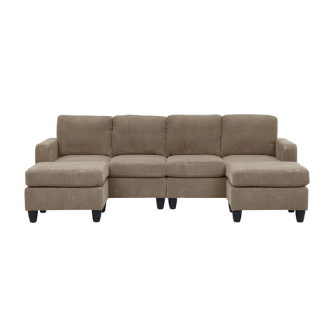Modular Sectional With 2 Ottomans