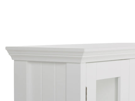 Acadian - Double Door Wall Cabinet - Pure White