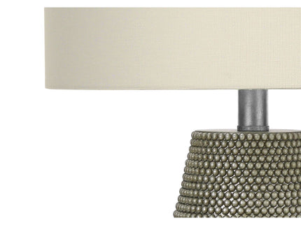 Lighting, Table Lamp, Resin, Contemporary - Gray