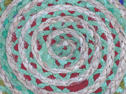 Margo - Handcrafted Round Pouf