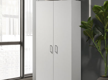 Alara - Height Simplistic Double Door Storage Cabinet - White