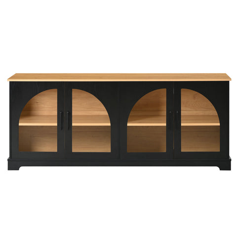 TV Stand With Semi Arched Doors
