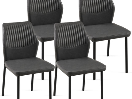 Dining Chairs Living Room Chair Modern Kitchen Armless Side Chair With Metal Legs