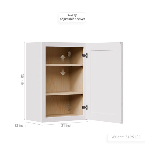 Shaker Cabinet With Soft-Close Door And Adjustable Shelves