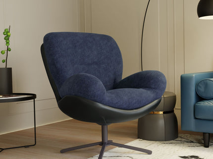 360° Swivel Office Chair, No Wheels