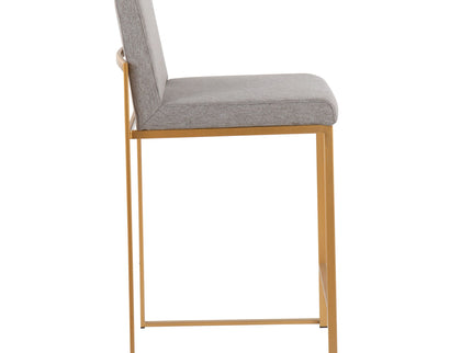 Fuji - Contemporary High Back Stylish Counter Stool