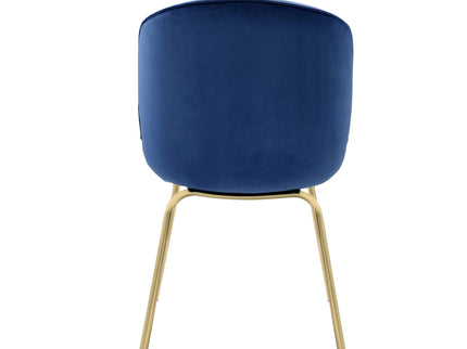 Chuchip - Side Chair (Set of 2) - Blue / Gold