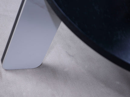 Round Coffee & End Table Set - Black