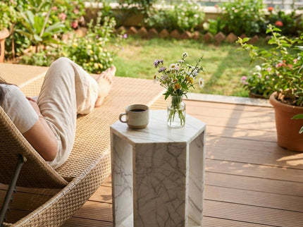 Modern Minimalist Hexagon Side Table