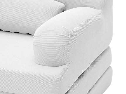 2 Seater Sofa Bed, Compact Foldable Floor Couch