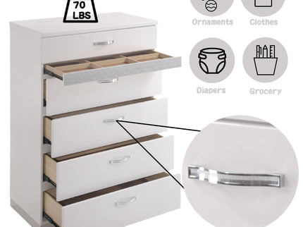 Naima II - High Gloss Chest - White