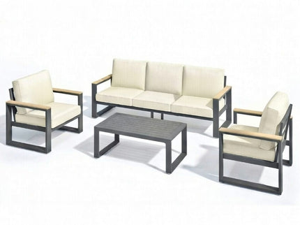 Modern Outdoor Sofa Set With Coffee Table