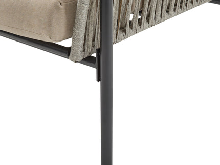 Rope Lounge Chair With Cushions For Modern Spaces