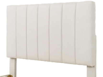 Upholstered Design Platform Bed With Trundle