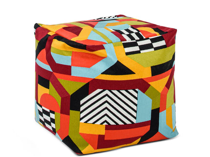Pouf Luxury Oversized Bean Bag Cube Ottoman