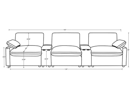 Hollander - Modular Power Reclining Sectional Sofa