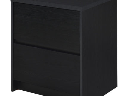 Geary - 2 Drawer Nightstand With LED Lights And USB Charging Ports