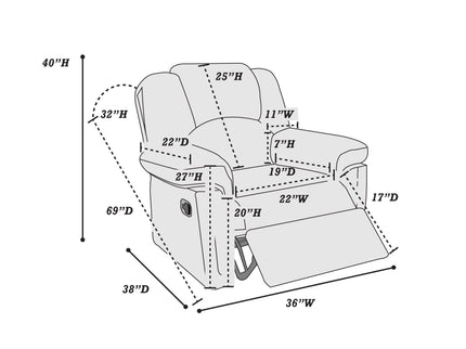 Modern Living Room Set, Cushion Backrest And Pillow Armrest