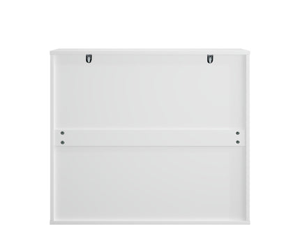 Kitchen Storage Cabinet With Double Doors, Adjustable Shelves, Sideboard Buffet For Dining Room - White