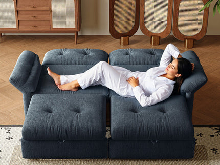 Sofa Bed, 2 In 1 Design For Living Rooms