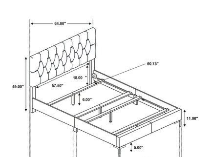 James - Panel Bed
