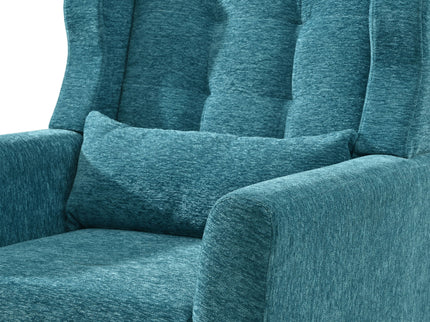 Modern Accent Chair Upholstered Foam Filled Living Room Chairs Comfy Reading Chair Mid-Century Modern Chair With Fabric Lounge Arm Chairs Armchair For Living Room Bedroom