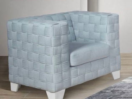 Saree - Chenille Chair - Light Blue