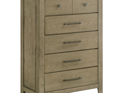 Pelton - 5 Drawer Chest - Oak