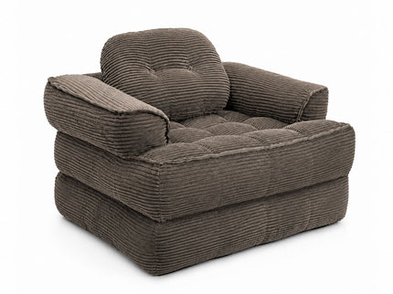 Convertible 2 In 1 Armrest Sofa For Bedroom