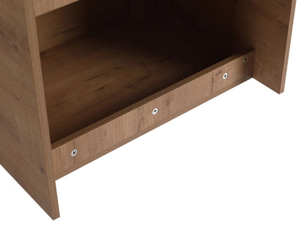 Wall Mounted Bathroom Vanity With Art Sink, 2 Storage Shelves, Soft Close Door