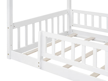Bed House Bed Frame With Fence