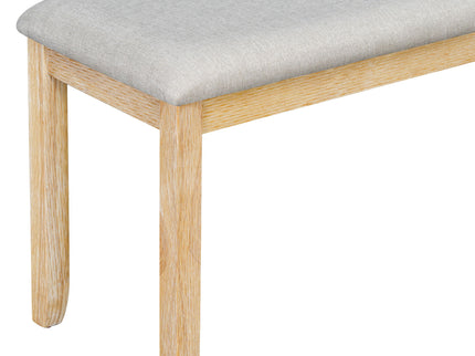 6 Piece Dining Table Set With Ergonomic Seating