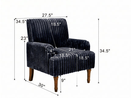 Accent Comfortable Upholstered Armchair For Living Room