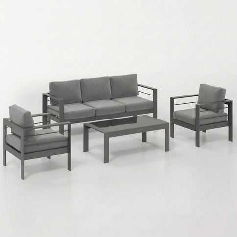 Outdoor Patio Set, All-Weather & Thick Cushions