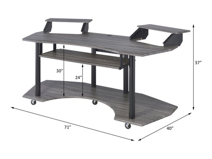 Eleazar - Music Recording Studio Desk - Wood