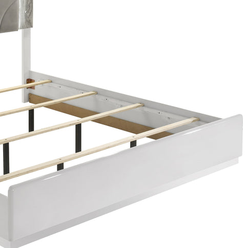 Jazz - Platform Bed With LED Upholstered Headboard
