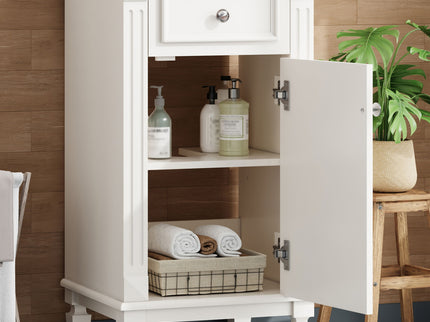 Bathroom Vanity With Sink, Soft-Closing Door, Adjustable Shelf