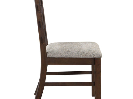 Pascaline - Rustic Side Chair (Set of 2) - Gray / Brown