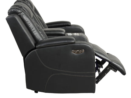 Benz - Power Recliner Set With LED Lighting And USB Charging