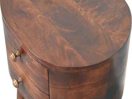 Rounded Bedside Table