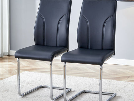Modern Dining Chairs With High Backrest And Sturdy Legs