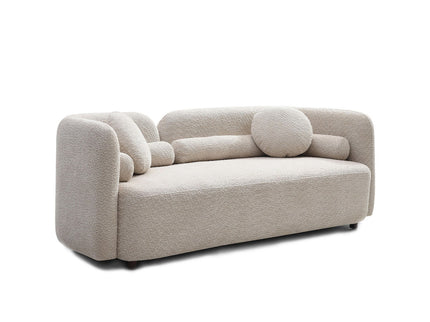 2 Seater Sofa Couch For Living Room - Light Beige