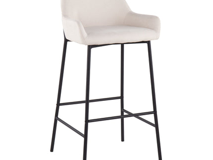 Daniella - Industrial Fixed Height Bar Stool (Set of 2)