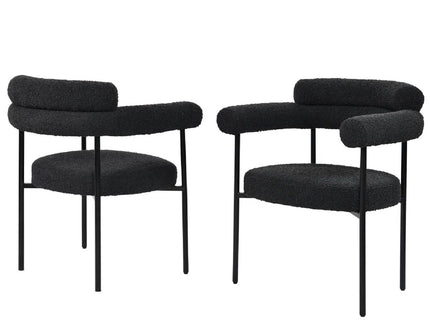 Dining Chairs With Armrests (Set of 2)