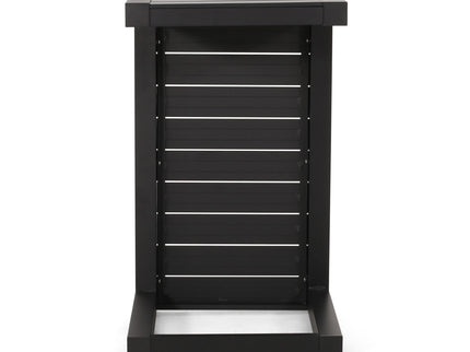Aluminum Outdoor C - Shaped Side Table For Patio