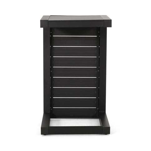 Aluminum Outdoor C - Shaped Side Table For Patio